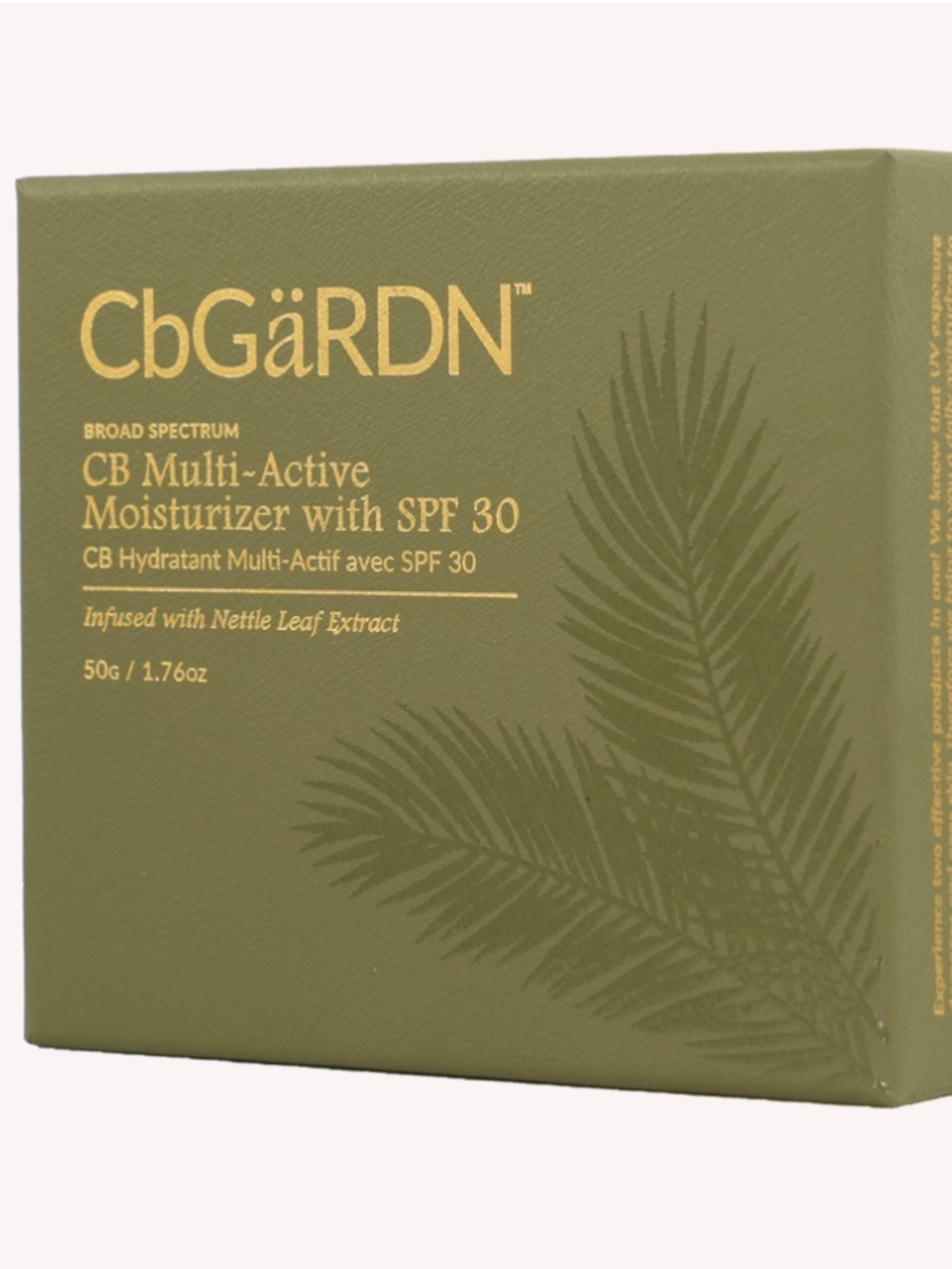 CbGäRDN Broad Spectrum CB Multi-Active Moisturizer with SPF 30